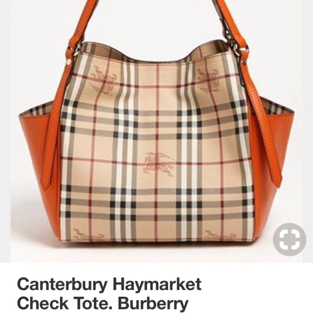 Burberry Canterbury haymarket check bag